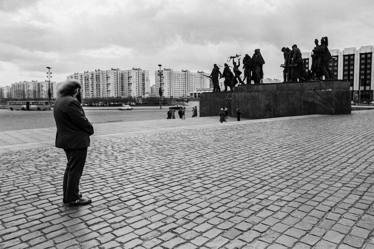 Photographie en noir et blanc à Saint-Pétersbourg